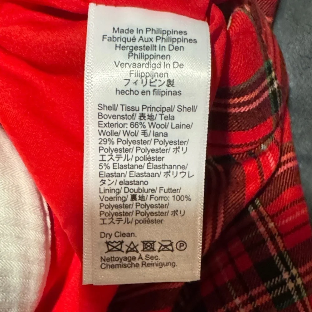 J. Crew Red Plaid Women's Pants